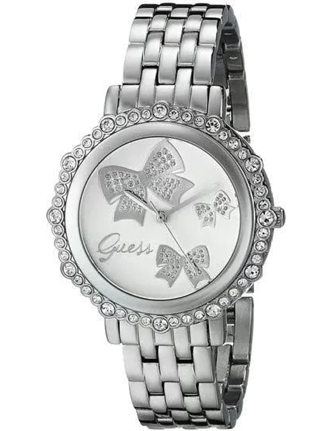 Montre Femme Guess W0303L1 Motifs noeuds argentés