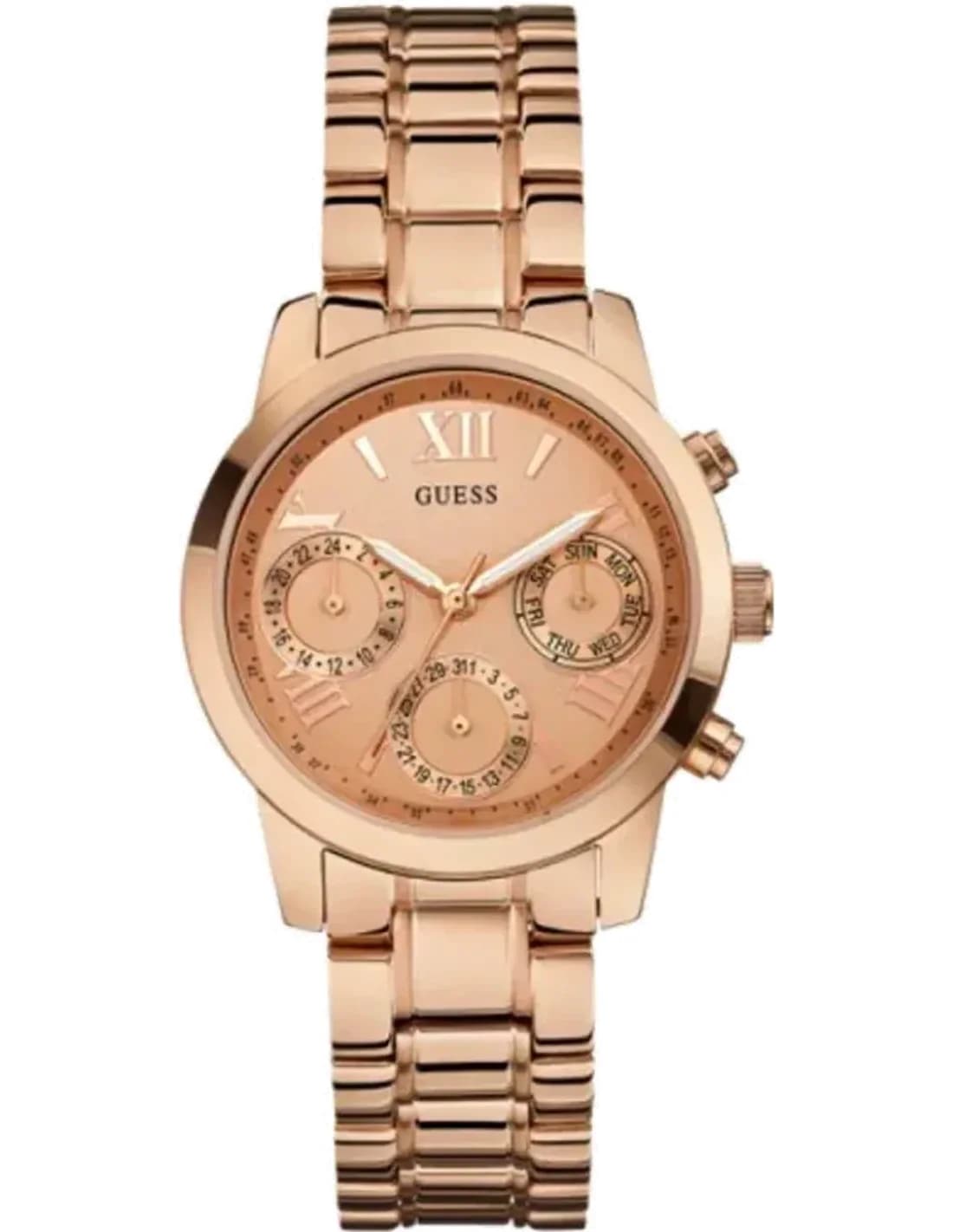 Montre Femme Guess W0448L3 Or Rose