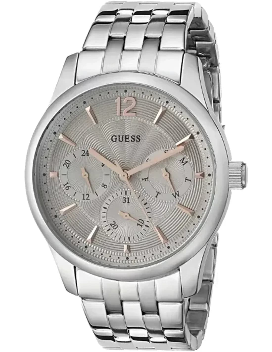 Montre Homme Guess Asset W0474G2 Bracelet à mailles fines en acier