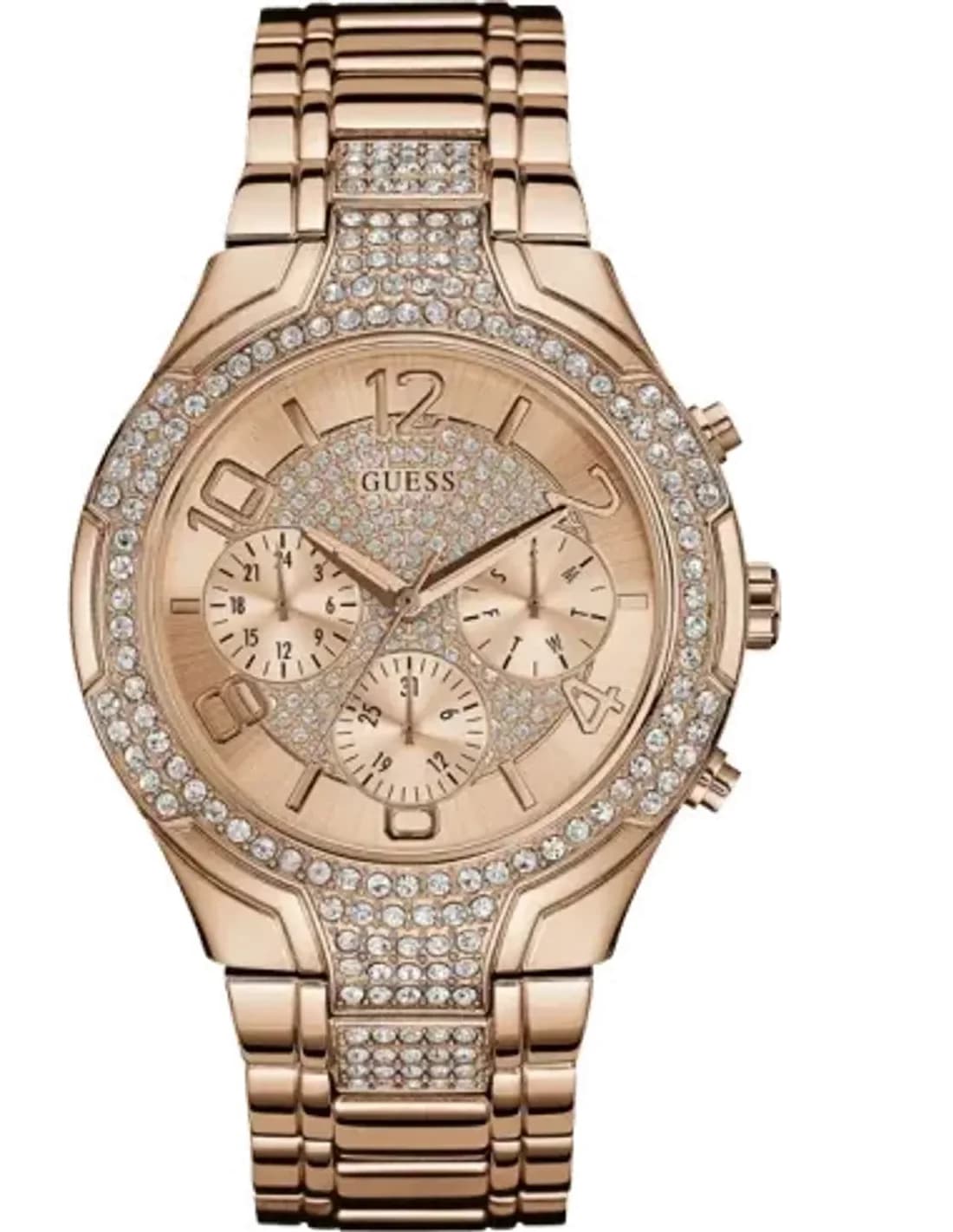 Montre Femme Guess W0628L4 Or Rose