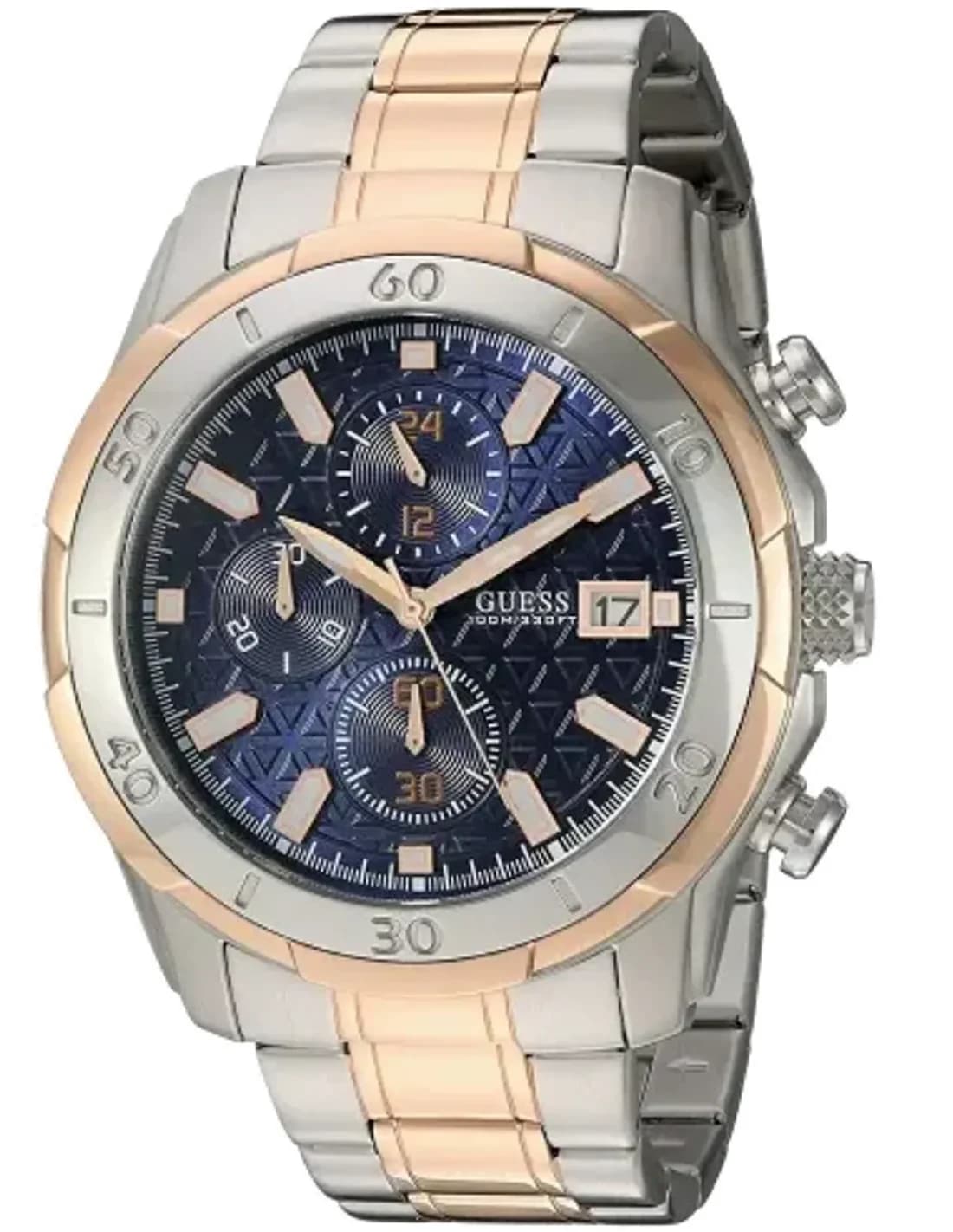 Montre Homme Guess Sporty W0746G1 Or Rose