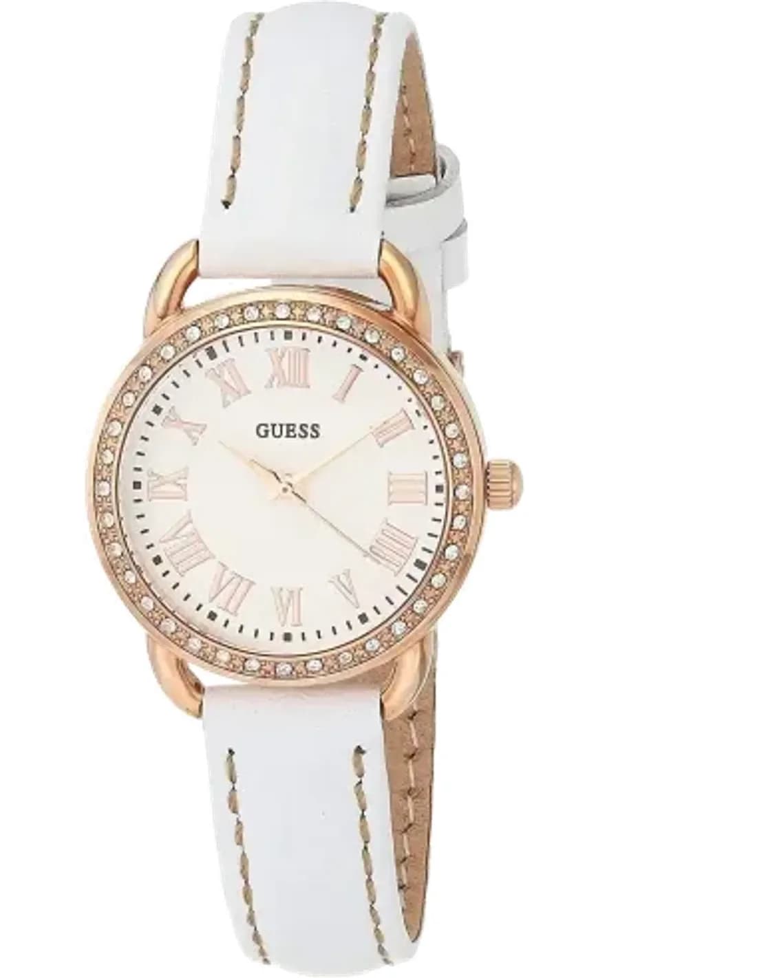 Montre Femme Guess W0959L3 Cuir Blanc