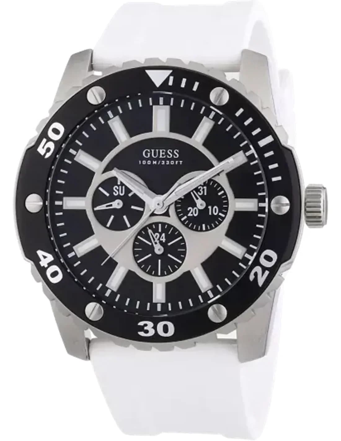 Montre Homme Guess Sporty W10616G2 Blanc