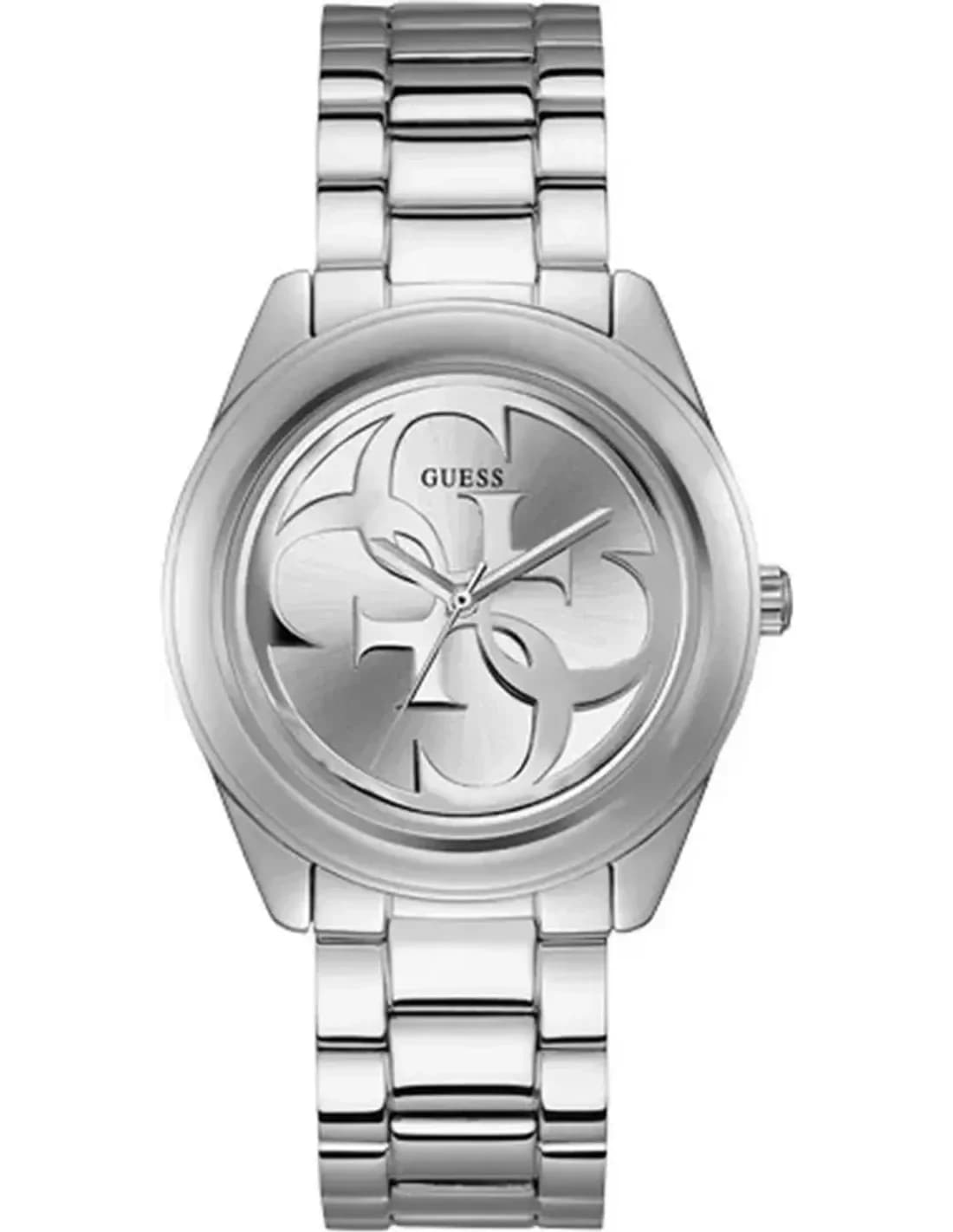 Montre Femme Guess G-Twist W1082L1 bracelet acier argent cadran argent
