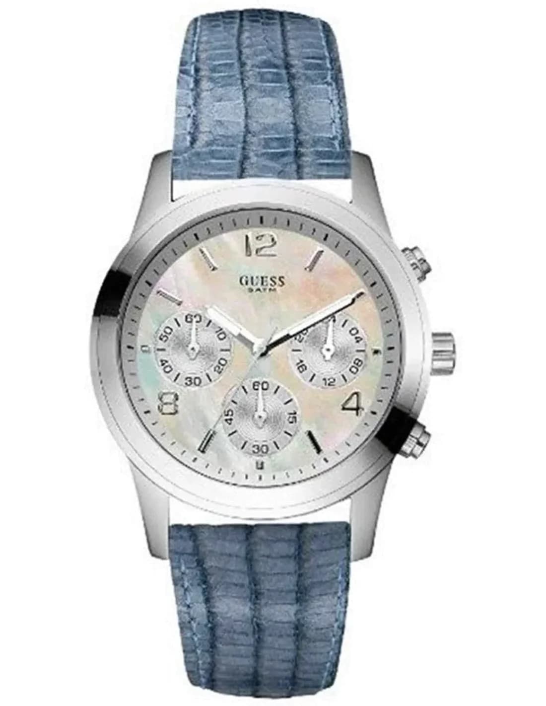 Montre Guess Mini Spectrum W11148L2 Cuir bleu