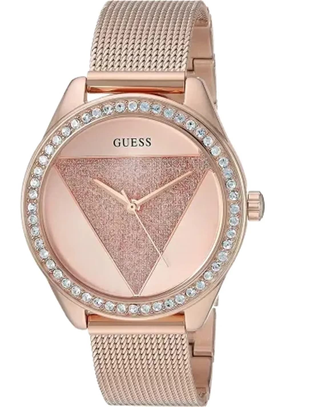 Montre Femme Guess Tri Glitz W1142L4 bracelet en maille milanaise