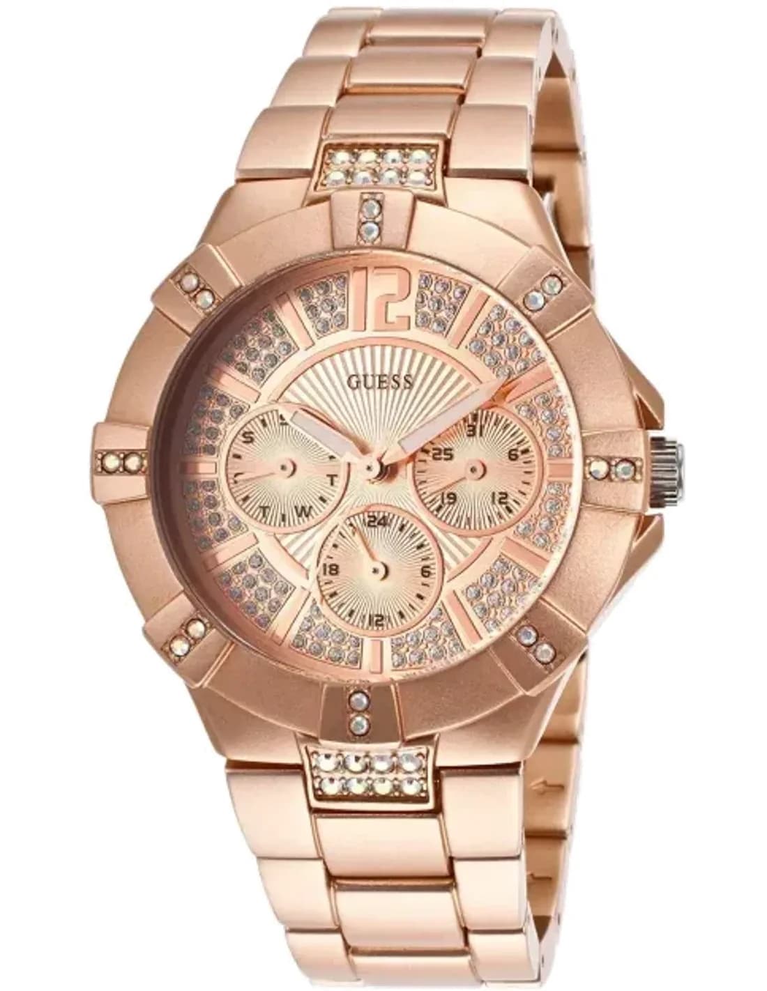 Montre Femme Guess Vista W11624L3 Or Rose