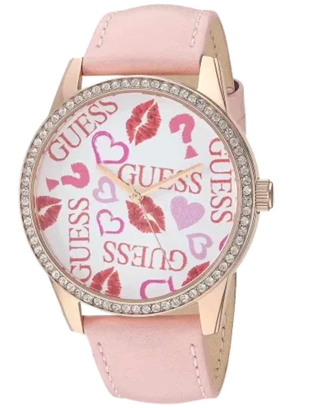 Montre Femme Guess Smooch W1206L3 Bracelet cuir rose