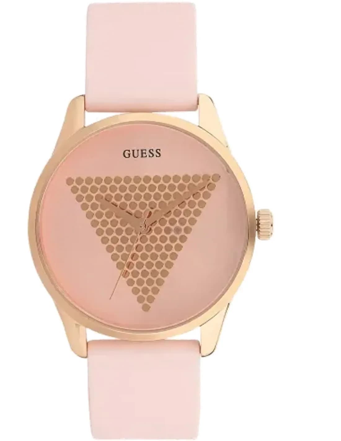 Montre Femme Guess Imprint W1227L4 bracelet en silicone rose