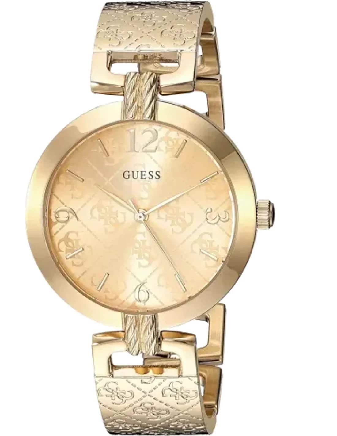 Montre Guess G-Luxe analogique bracelet en métal doré