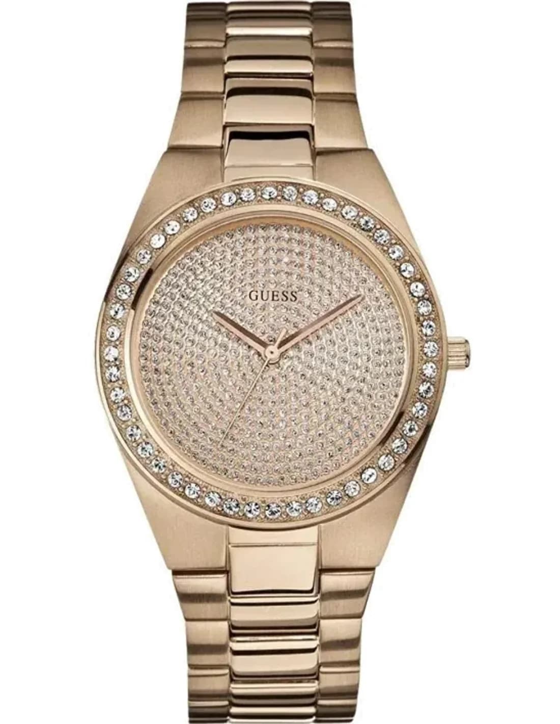 Montre Femme Guess Trendy W12651L1 Or Rose