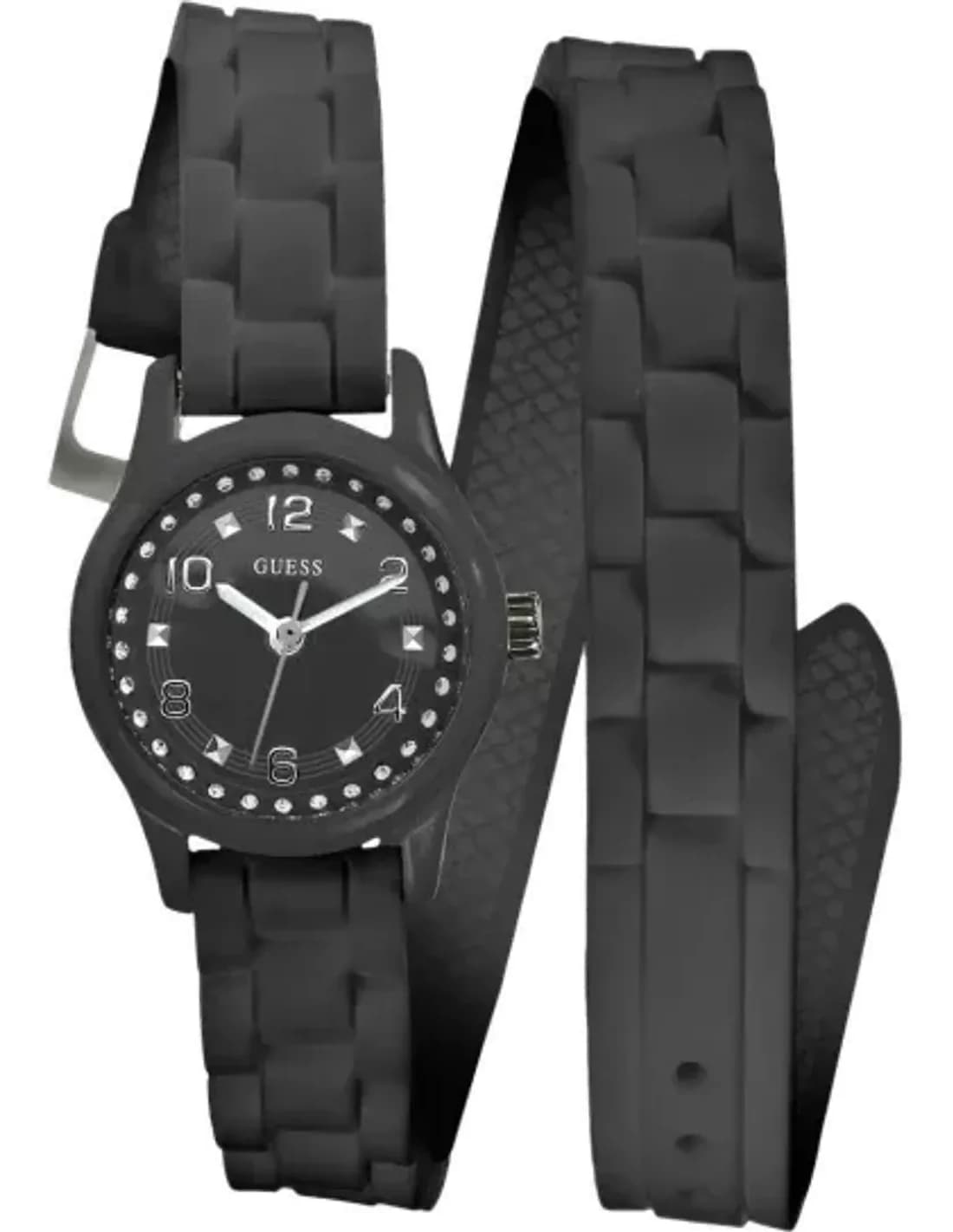 Montre Guess Femme Wrapped Up Micro Mini Noire W65023L2