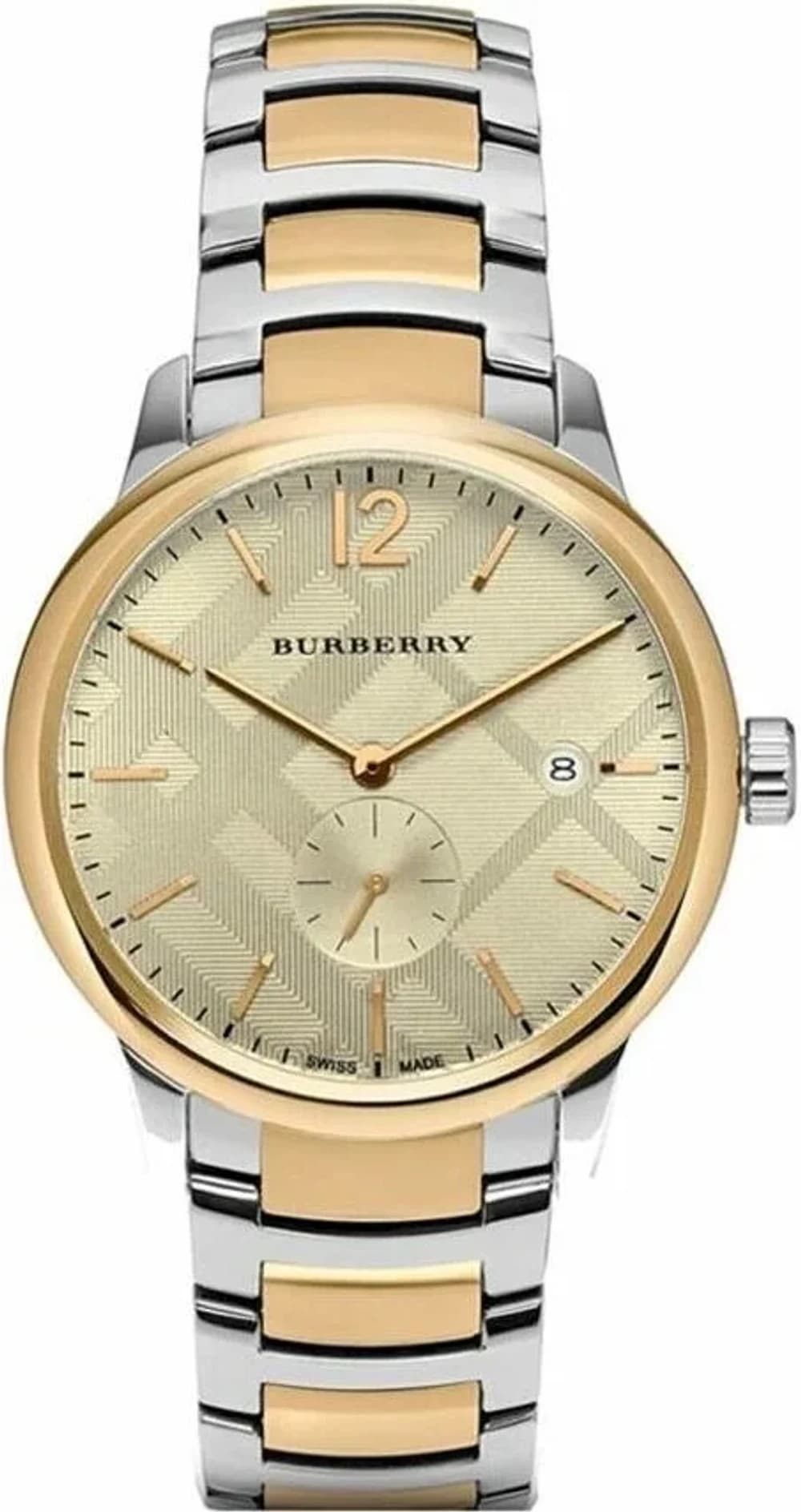 Montre Burberry BU10011 femme cadran doré bracelet acier inoxydable