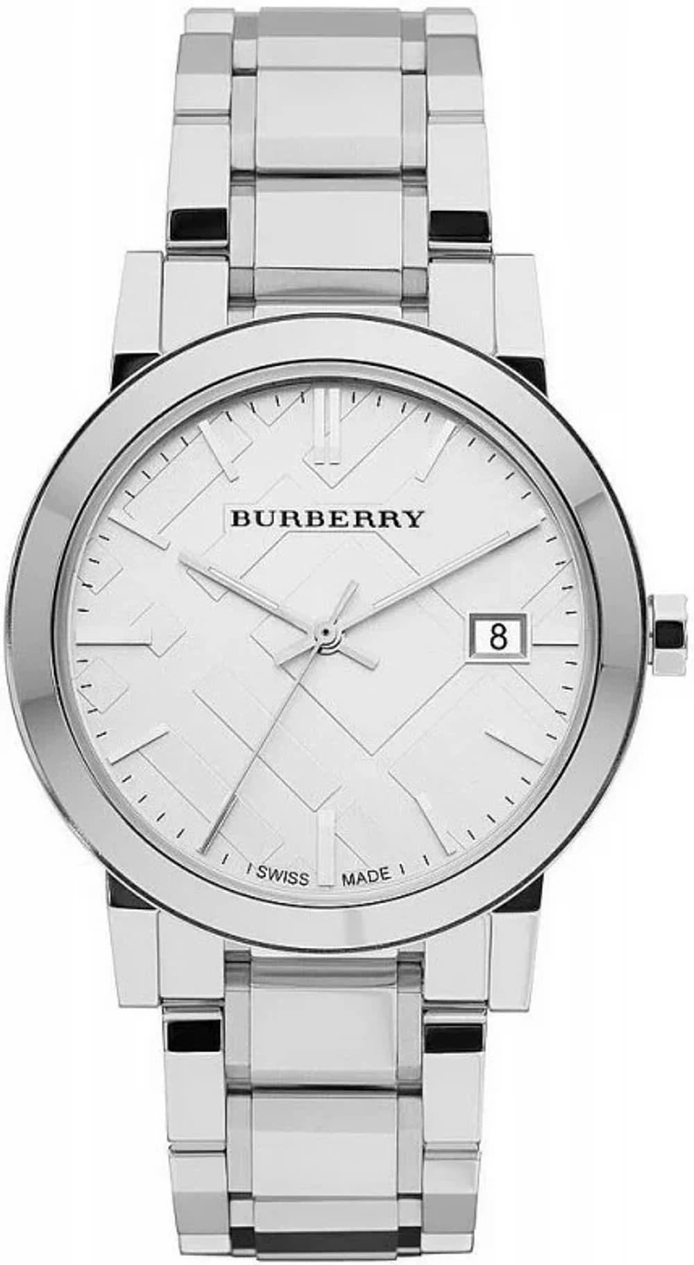 Burberry BU9000 Stainless Steel Men's Watch with Link Bracelet