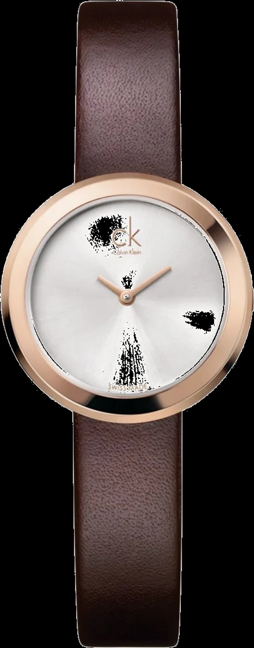 Calvin Klein K3N236G6 Brown Leather Strap Women's Watch