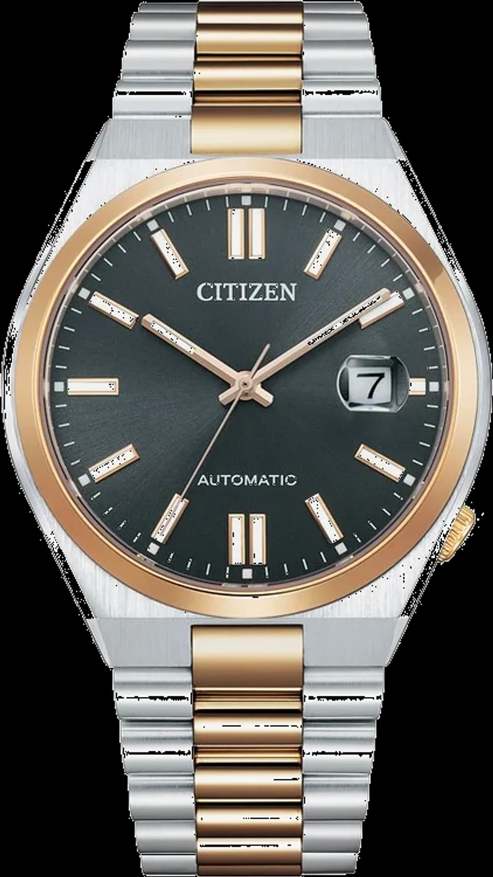 Montre Citizen NJ0154-80H Automatique Tsuyosa cadran champagne bracelet acier bicolore rose gold