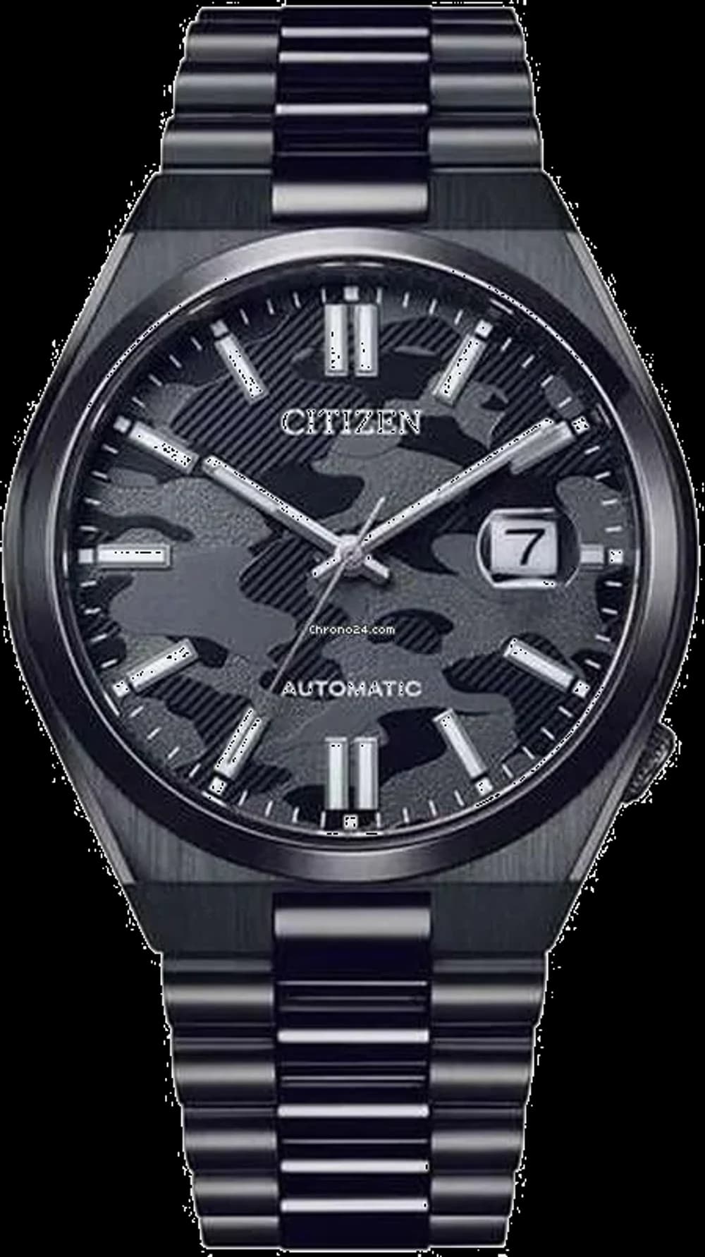 Montre automatique Citizen NJ0155-87E cadran noir acier 40mm