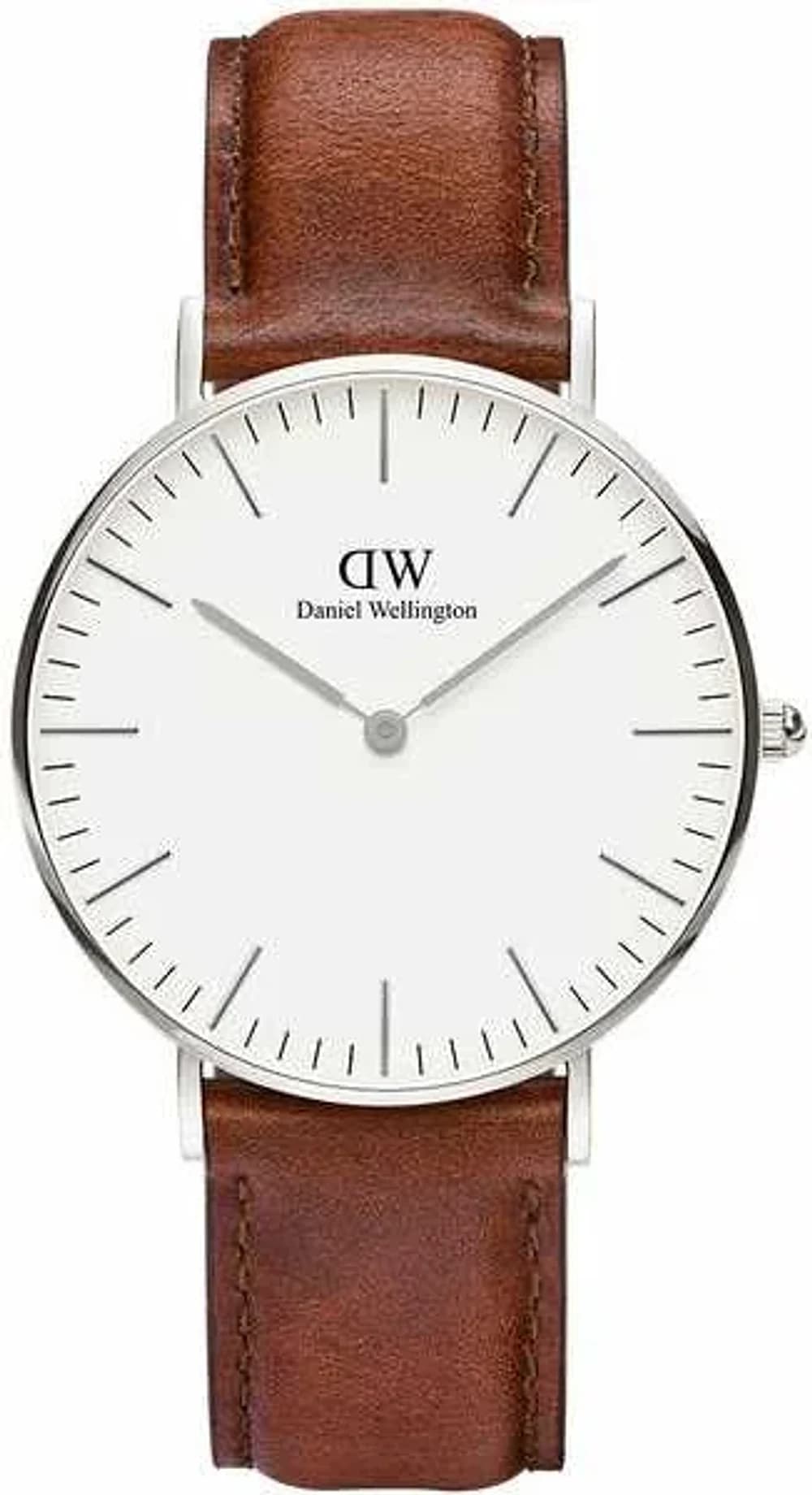 Montre Daniel Wellington DW00100052 unisexe cadran blanc bracelet cuir
