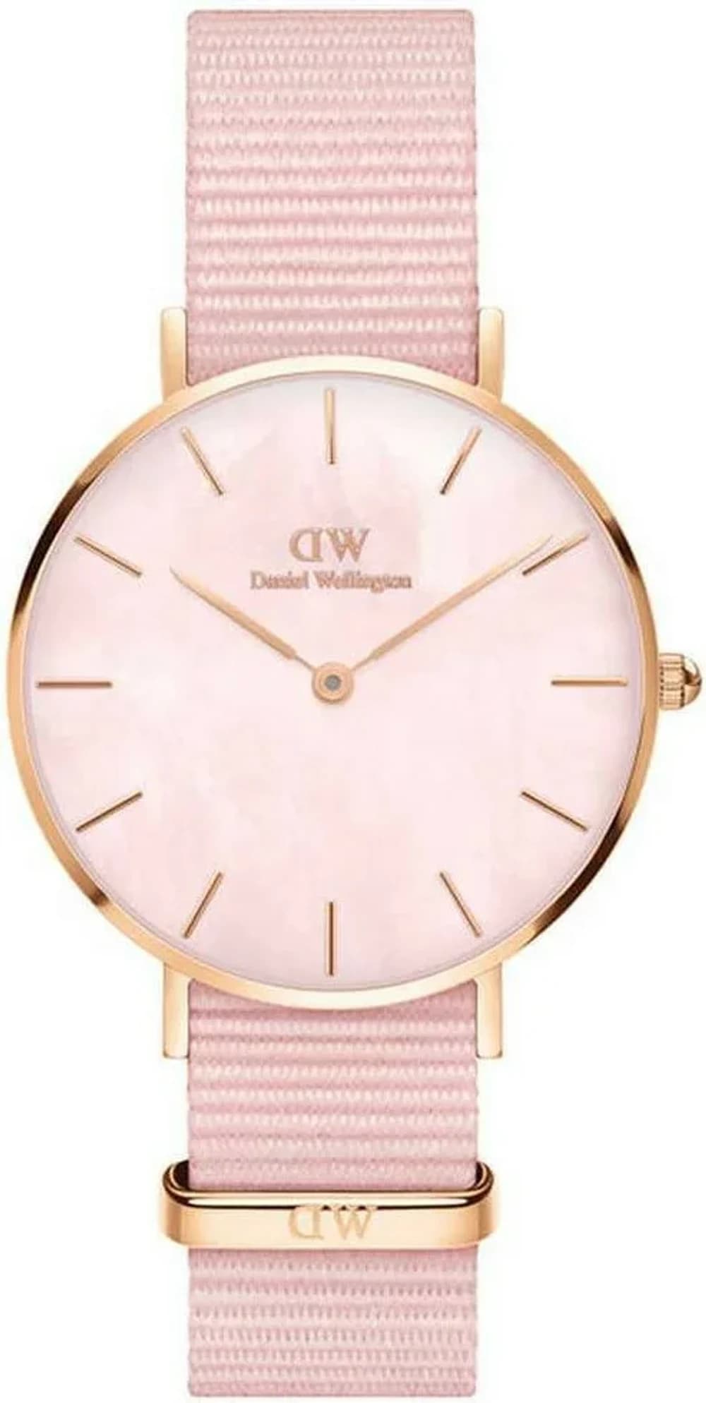 Montre Daniel Wellington DW00100512 femme cadran rose bracelet nylon