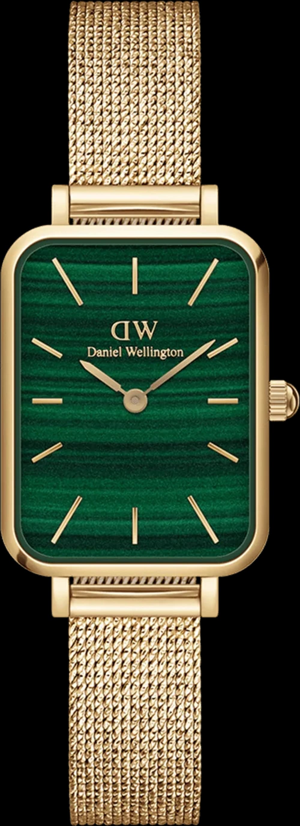Montre Daniel Wellington DW00100561 femme cadran vert bracelet acier