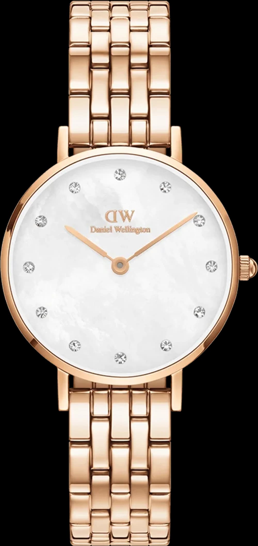 Montre Daniel Wellington DW00100613 femme cadran blanc bracelet acier inoxydable