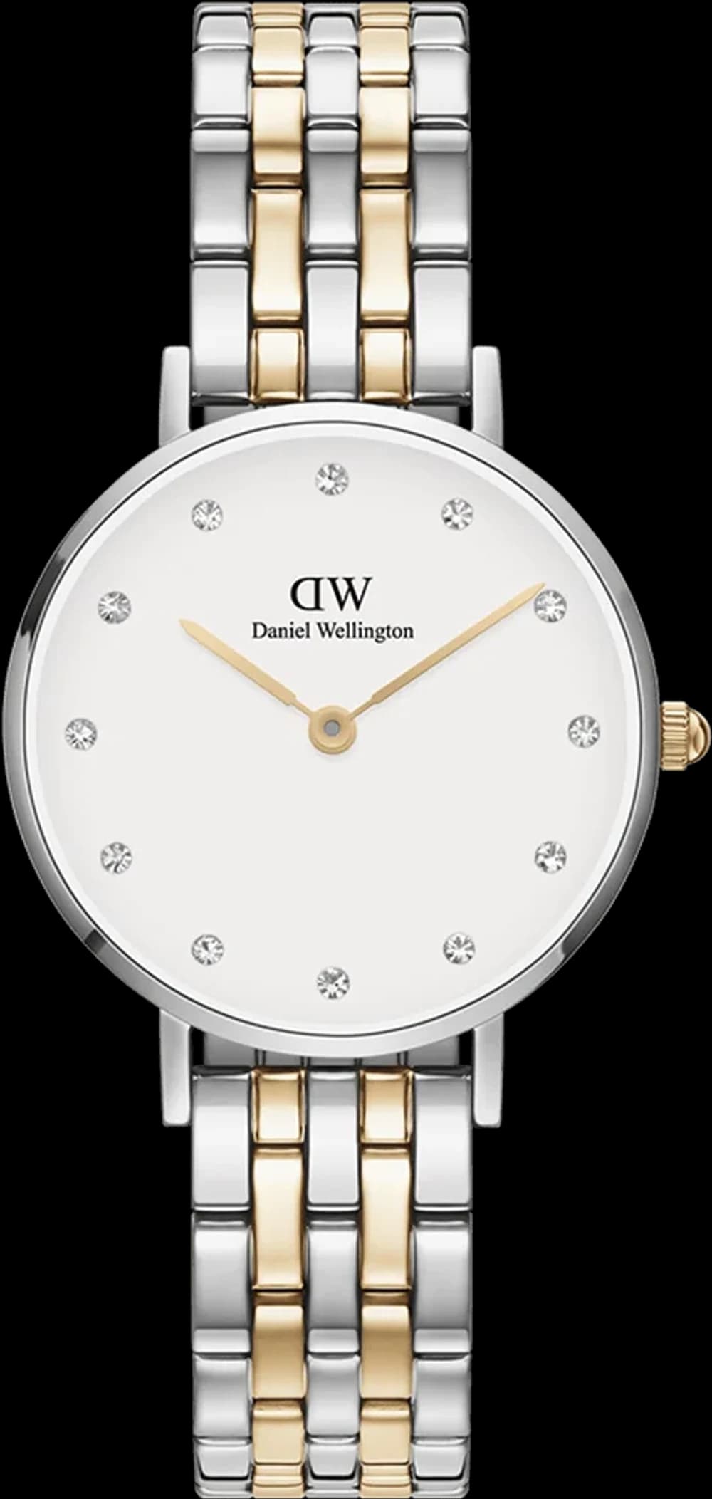 Montre Daniel Wellington DW00100616 femme cadran blanc bracelet acier inoxydable
