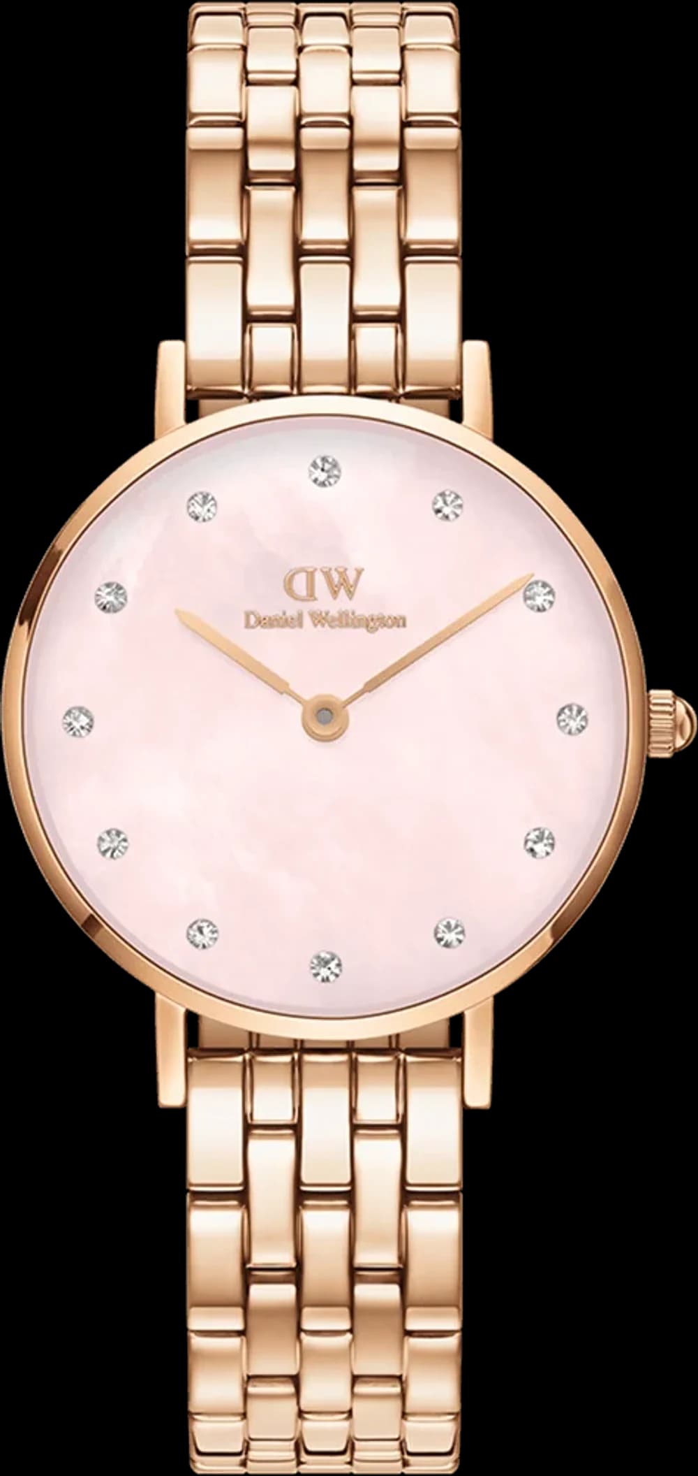 Montre Daniel Wellington DW00100617 femme cadran rose bracelet acier inoxydable