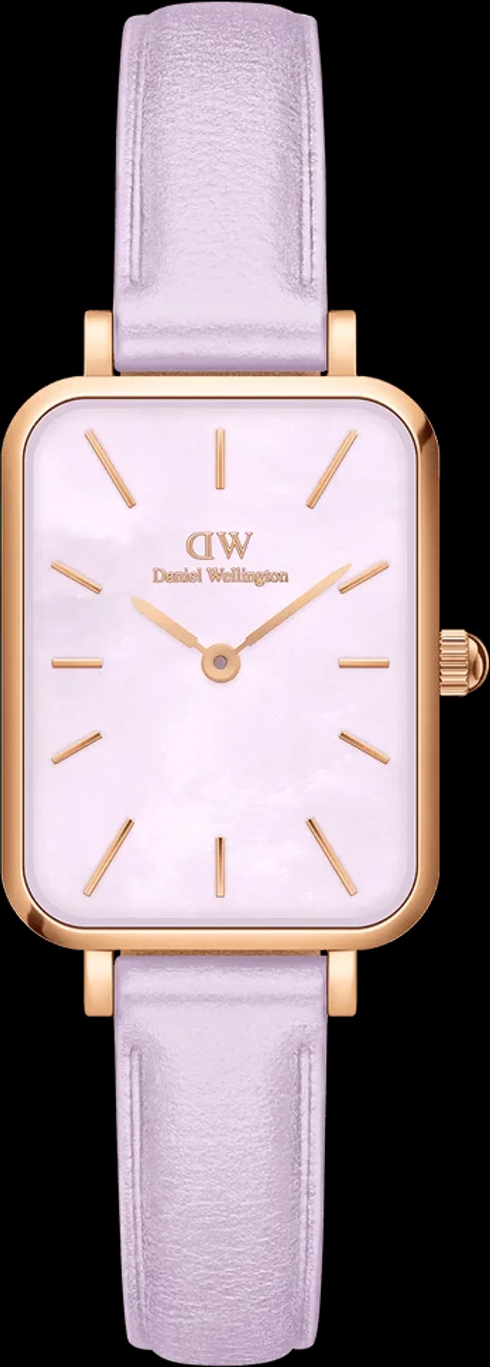 Montre Daniel Wellington DW00100637 femme cadran violet bracelet cuir
