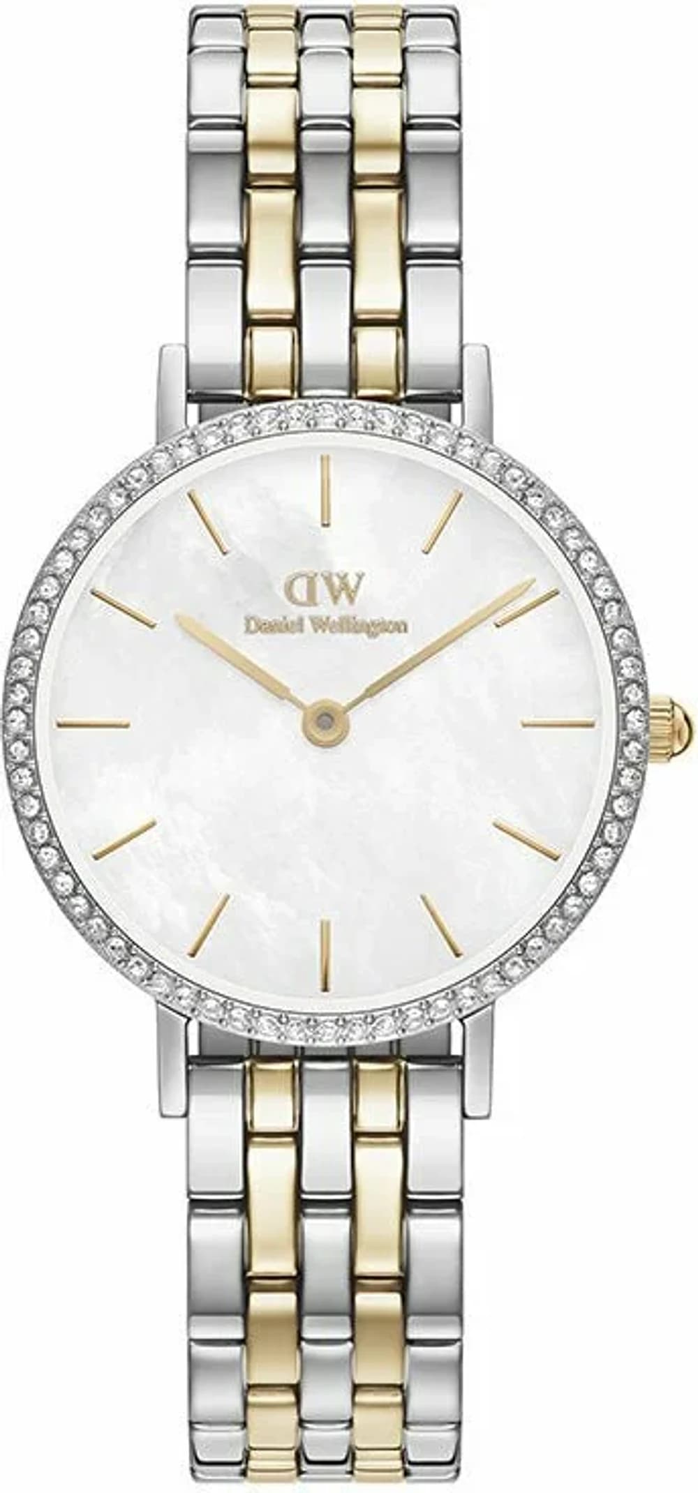 Montre Daniel Wellington DW00100665 femme cadran blanc bracelet acier inoxydable