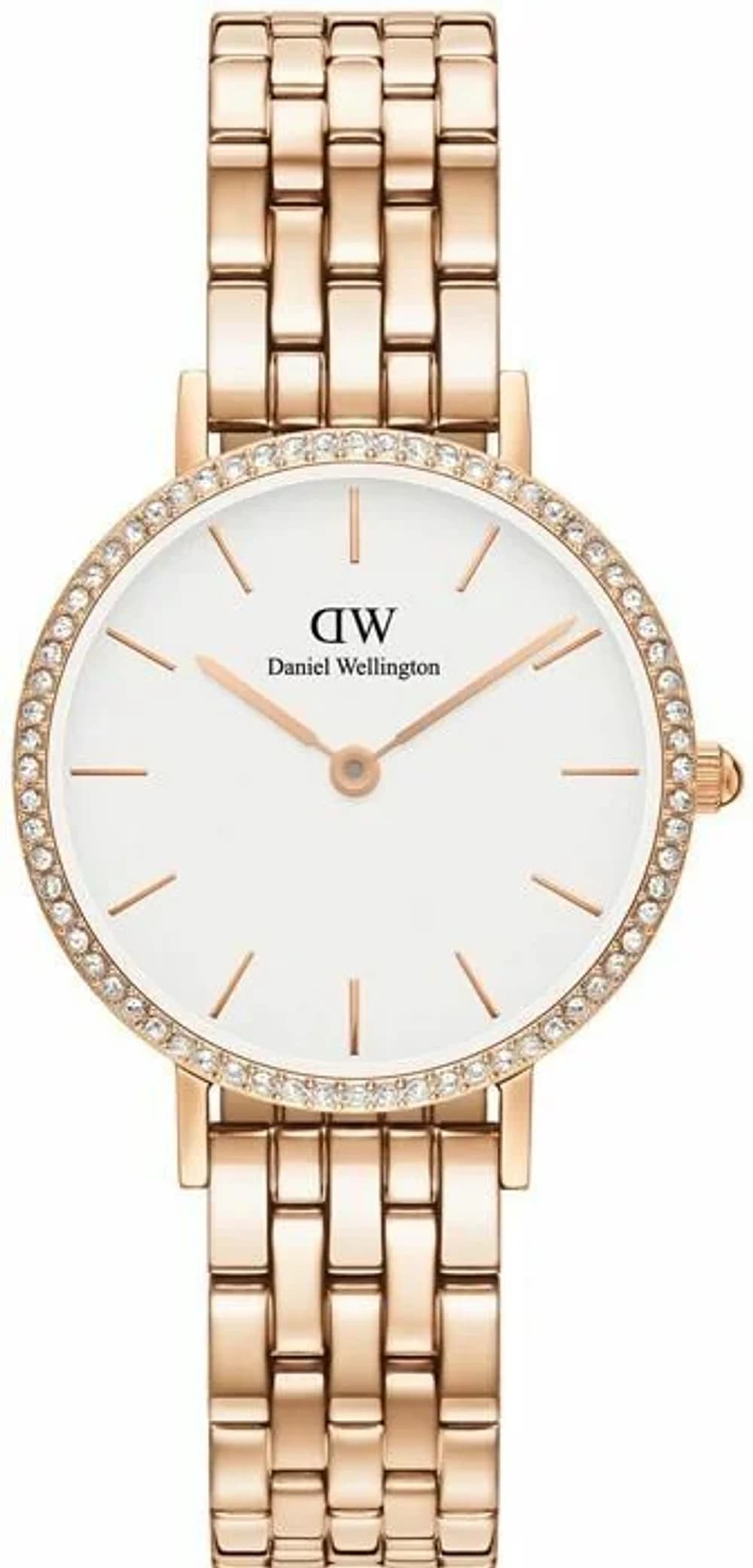 Montre Daniel Wellington DW00100666 femme cadran blanc bracelet acier inoxydable