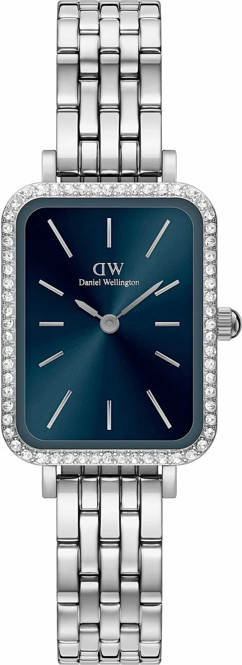 Montre Daniel Wellington DW00100670 femme cadran bleu bracelet acier inoxydable