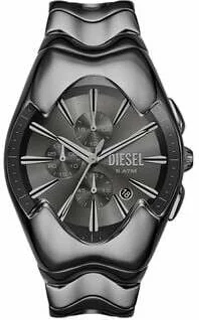 Montre Diesel DZ4682 unisexe cadran noir bracelet acier inoxydable