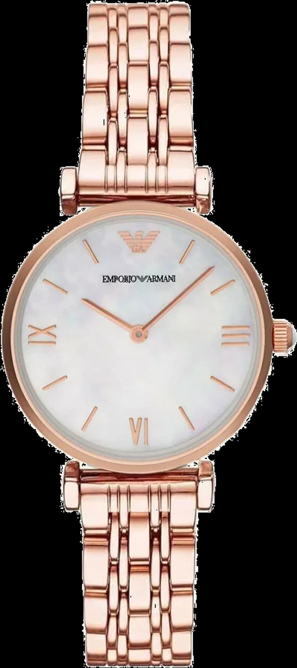 Montre Emporio Armani 111396 femme cadran nacre bracelet acier inoxydable