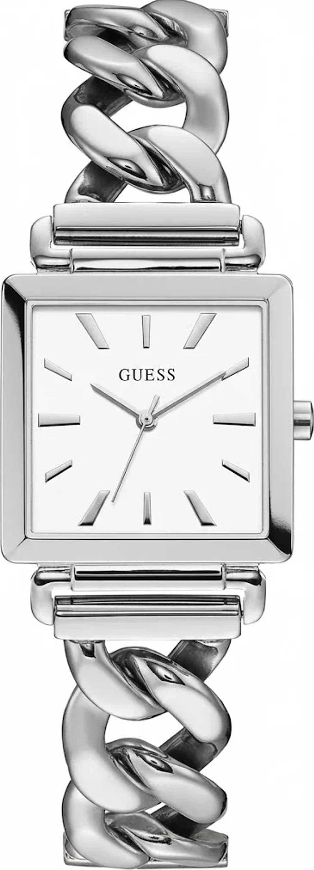 Montre Guess W1029L1 femme cadran blanc bracelet acier inoxydable