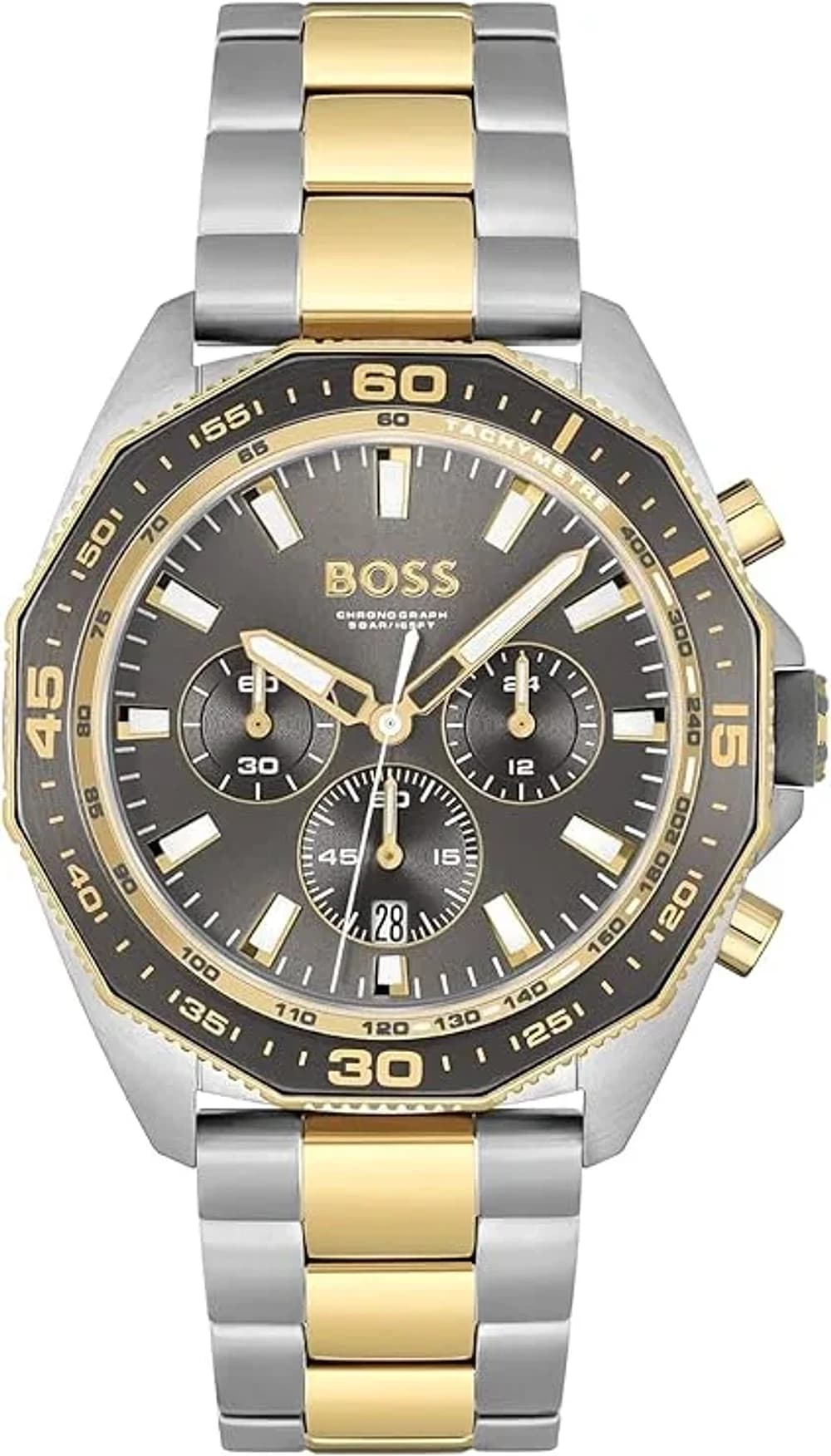 Montre Homme Hugo Boss Energy 1513974 bicolore bracelet Maillons acier