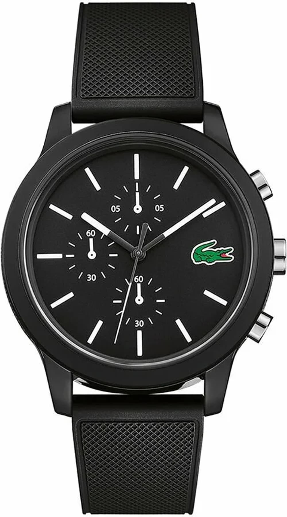 Lacoste 2010972 Black Silicone Bracelet Multifunction Men's Watch