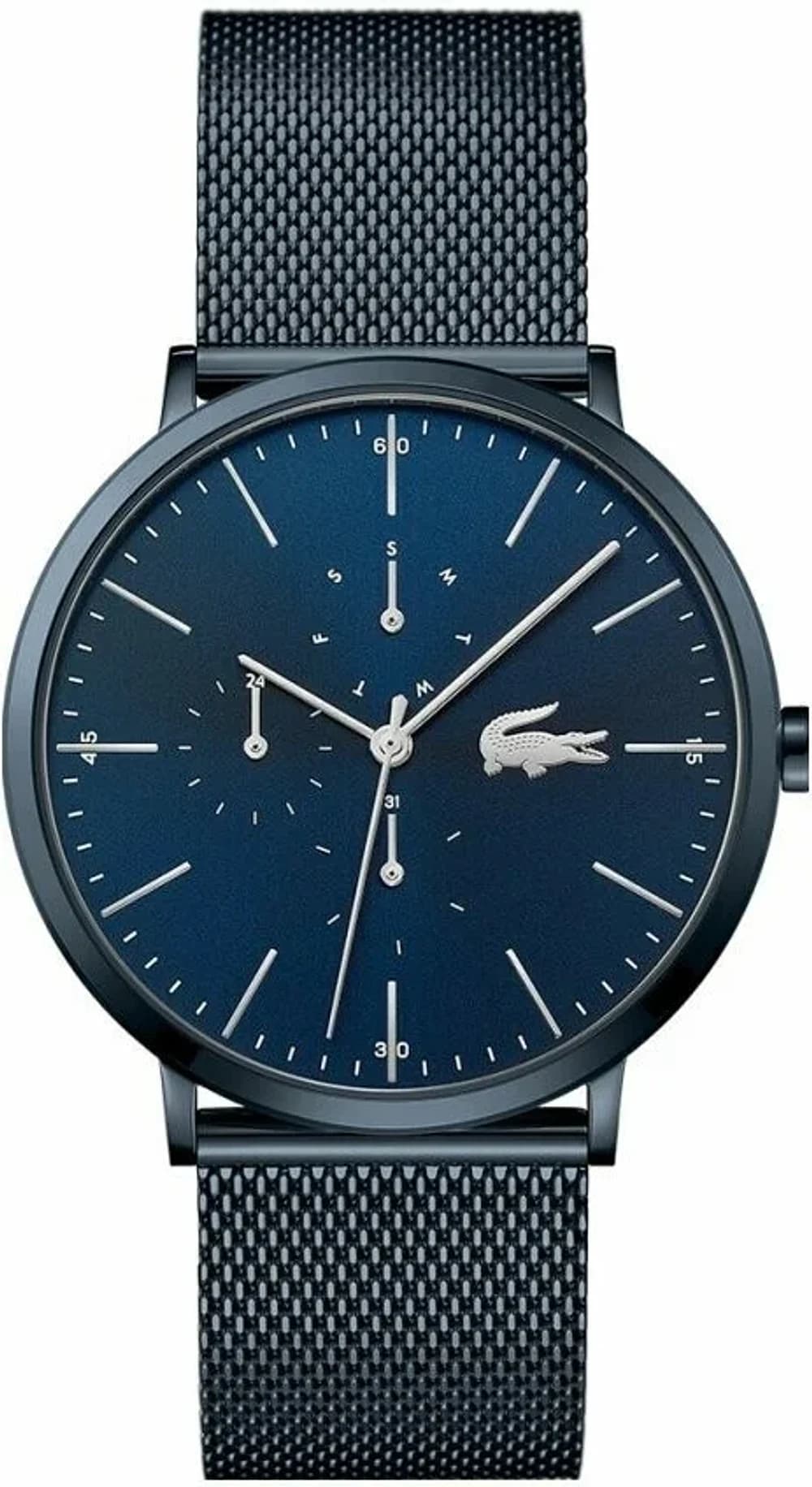 Montre Lacoste 2011058 homme cadran bleu bracelet acier inoxydable