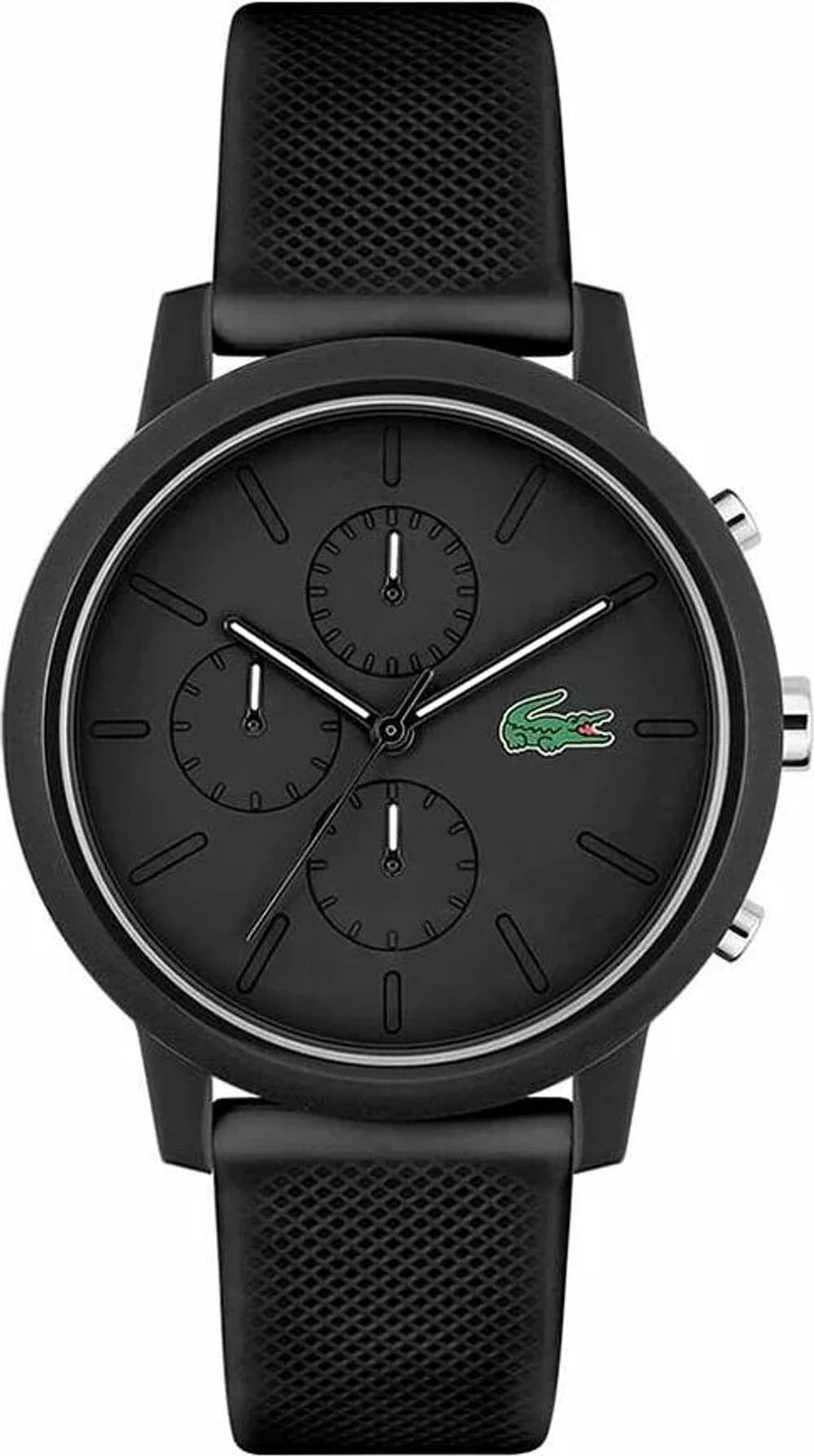 Lacoste 2011243 Chronograph Black Silicone Men's Watch