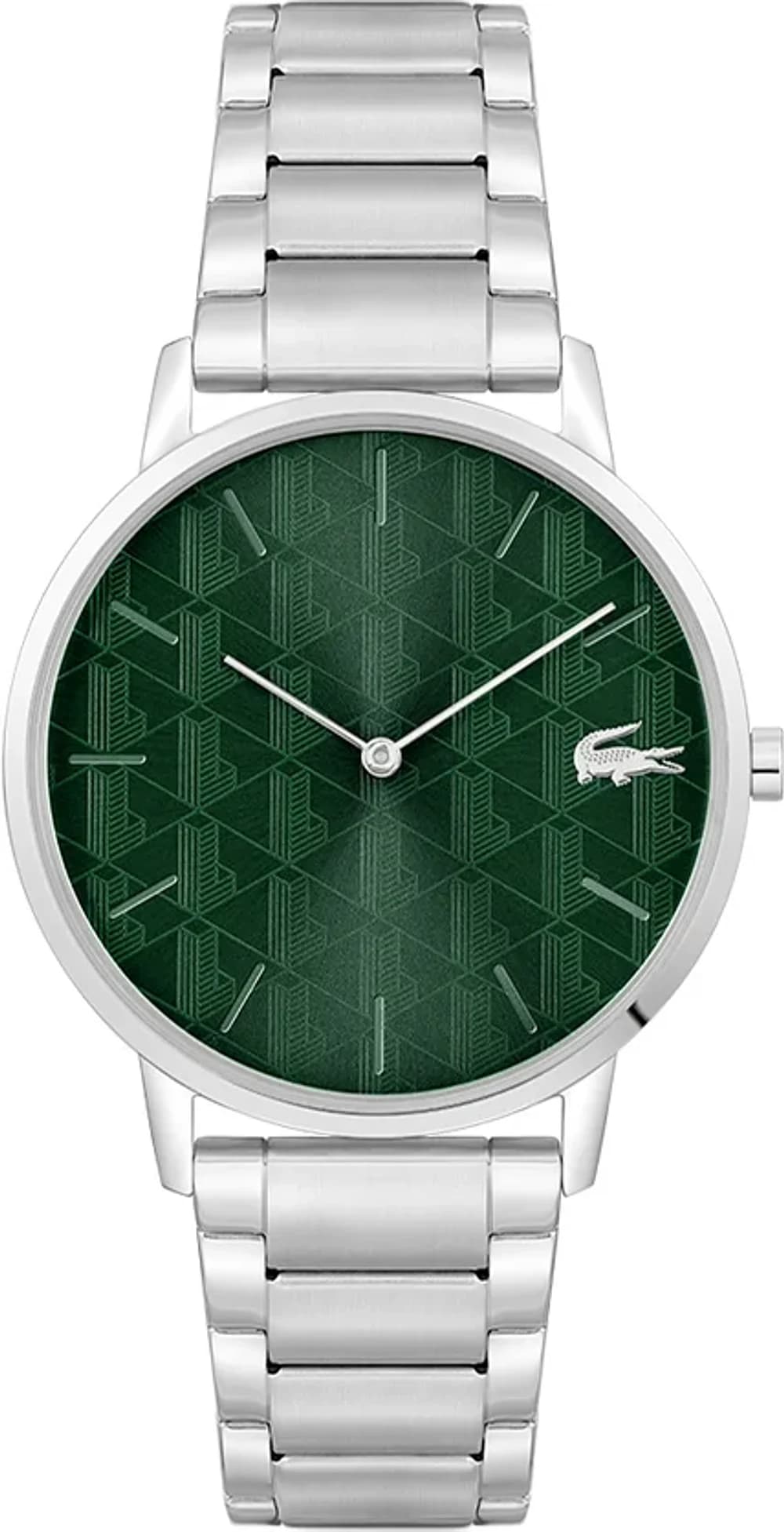 Montre Lacoste 2011311 homme cadran vert bracelet acier inoxydable