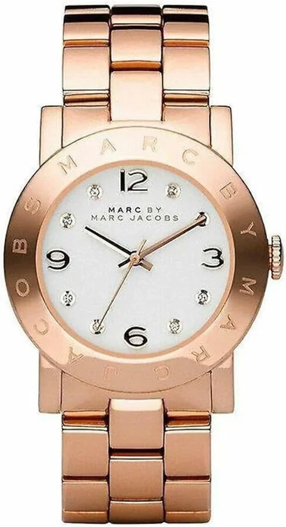 Montre Marc Jacobs MBM3077 femme cadran blanc bracelet acier inoxydable