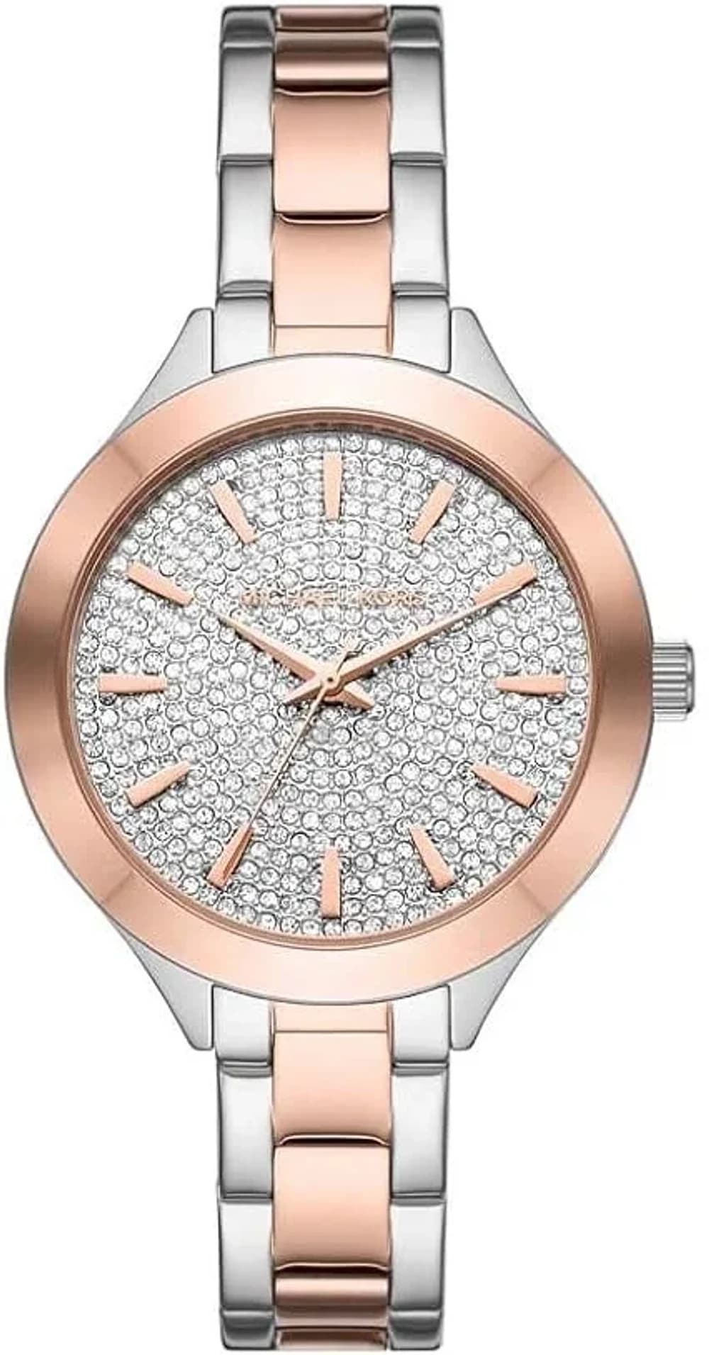 Montre Michael Kors MK1045 femme cadran argent bracelet acier