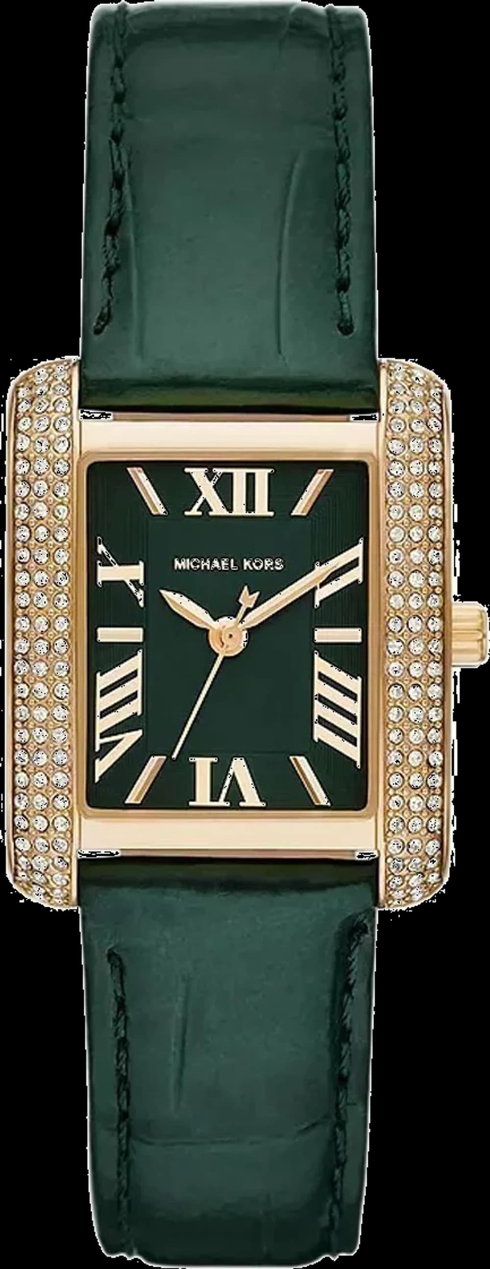 Michael Kors MK4697 Green Dial and Green Leather Strap Women's Watch