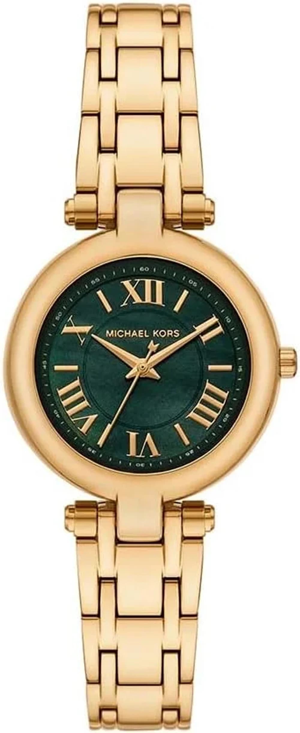Montre Michael Kors MK4892 femme cadran vert bracelet acier