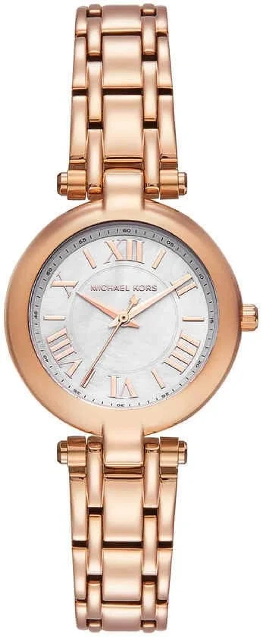 Montre Michael Kors MK4893 femme cadran blanc bracelet acier