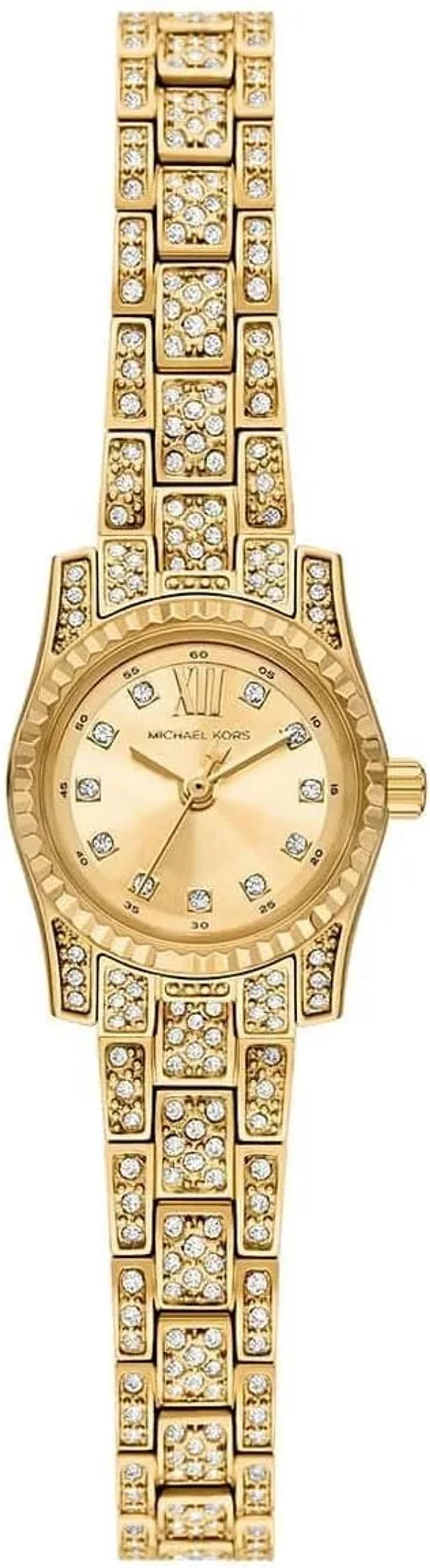 Montre Michael Kors MK4980 femme cadran or bracelet acier