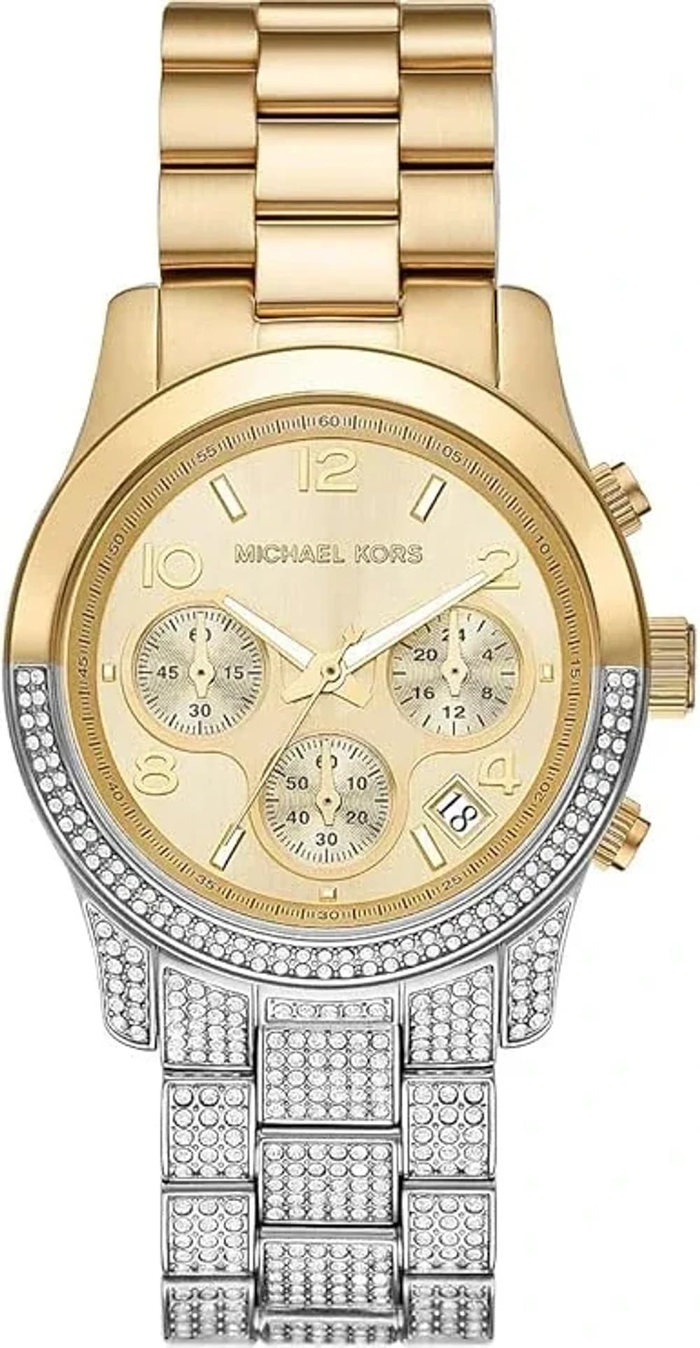 Michael Kors MK7329 Chronograph Stainless Steel Two-Tone Silver and Gold Men's Watch