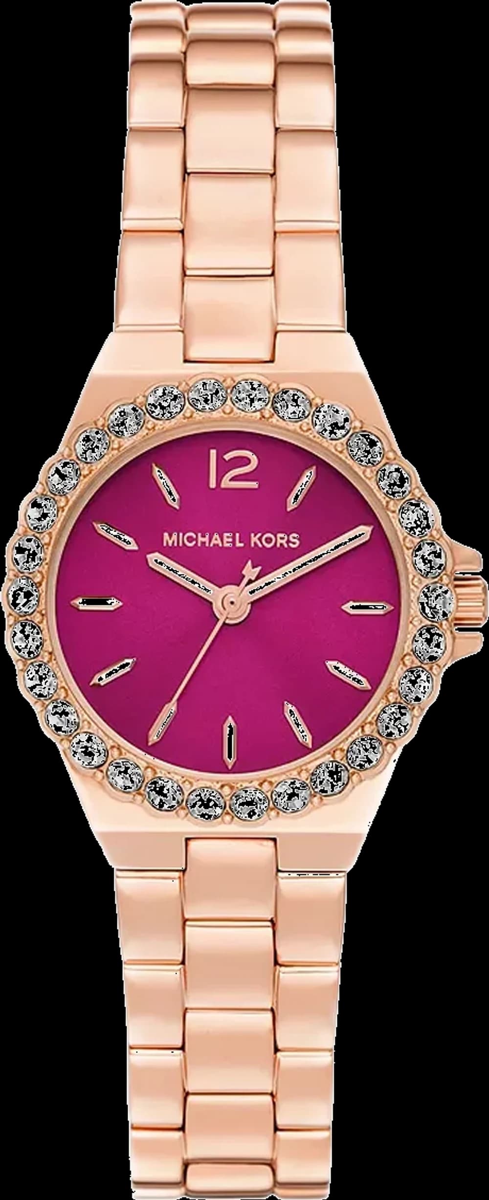 Montre Michael Kors MK7396 femme cadran bordeaux bracelet acier inoxydable
