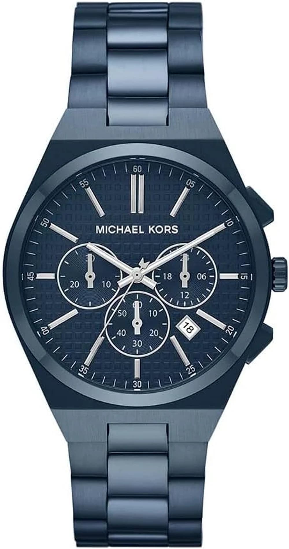 Montre Michael Kors MK9147 homme cadran bleu bracelet acier
