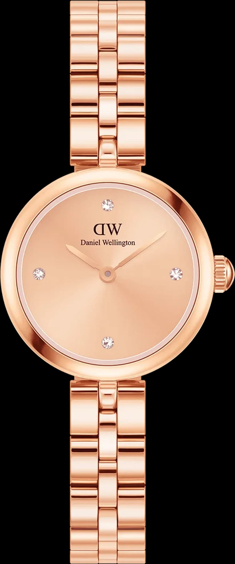 Daniel Wellington DW00100720 Elan Lumine Unitone Round Rose Gold Steel Women's Watch
