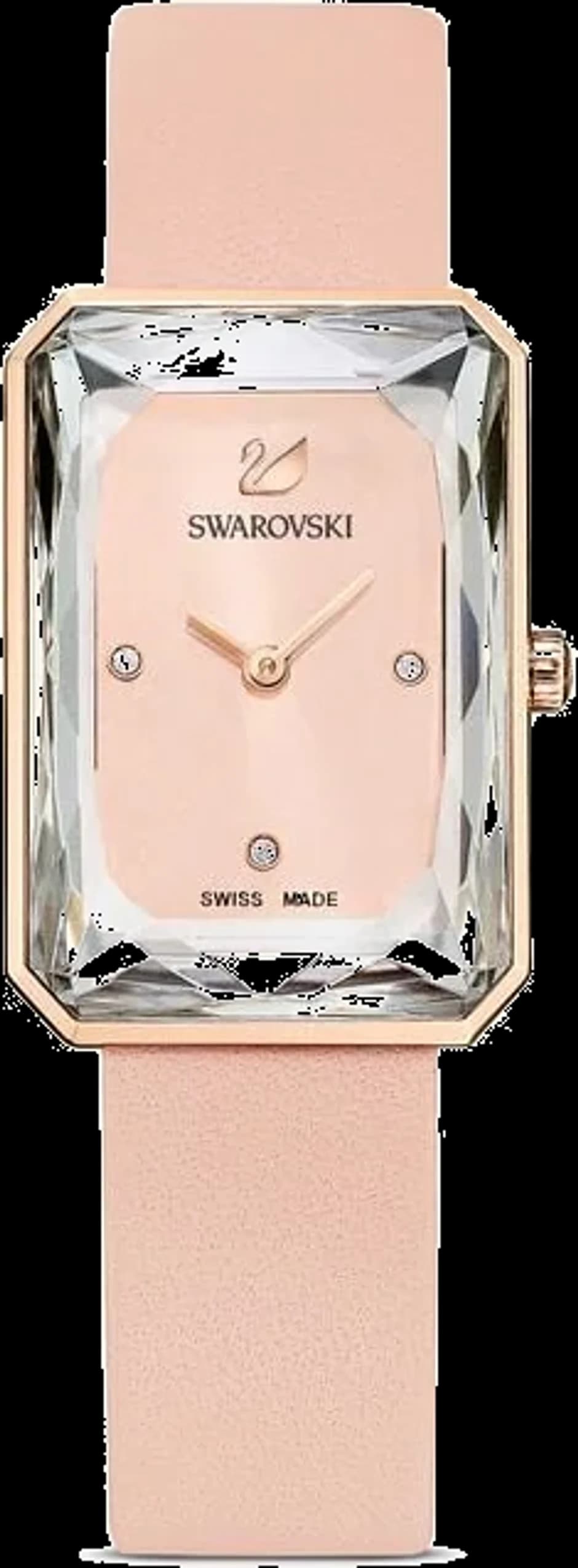 Swarovski 5547719 Uptown Rose Dial Beige Leather Women's Watch